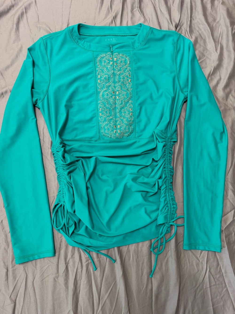 Cabana Life  Ruched Swim Top